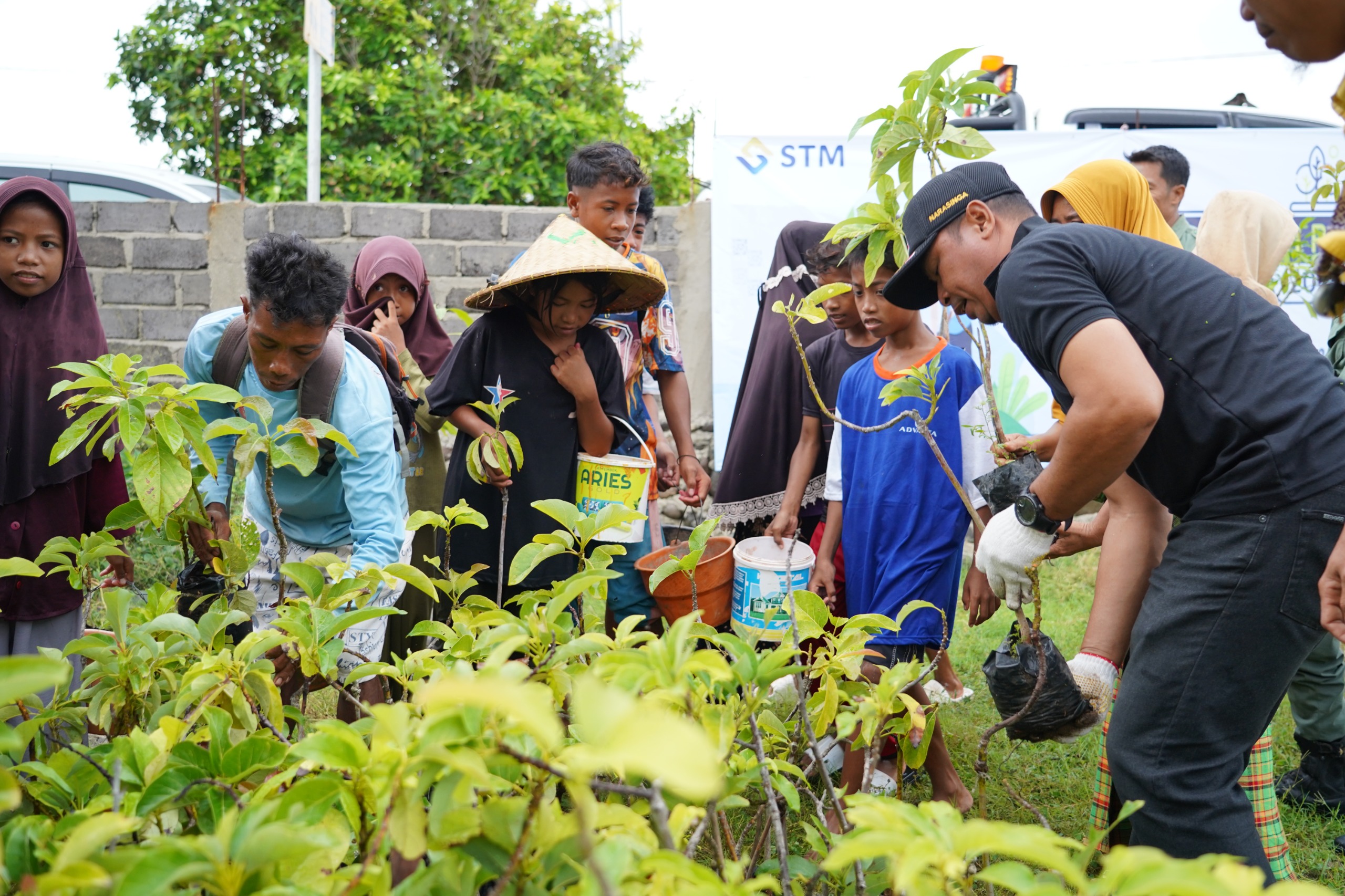 Indonesian Tree Planting Day: STM Distributes Hundreds of Tree Seedlings in Hu’u District